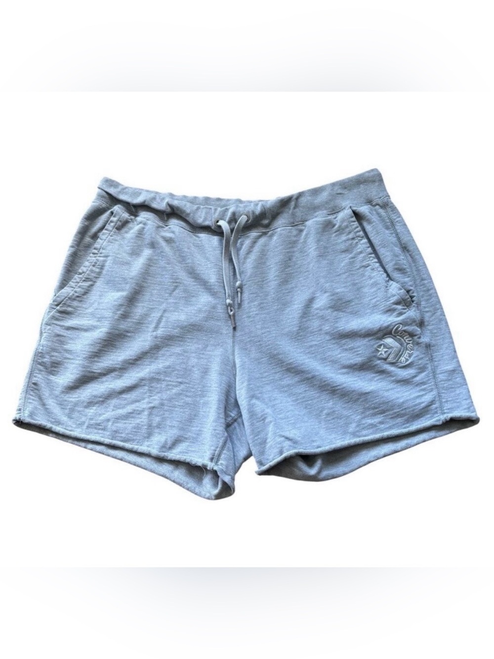 Converse Essentials Heather Grey Sweatshorts Sz XXL Athletic Athleisure